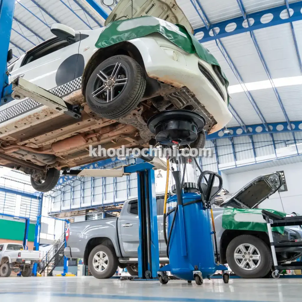 تعمیرگاه اتوکار خدمات سرویس کی ام سی و ام وی ام در شرق تهران